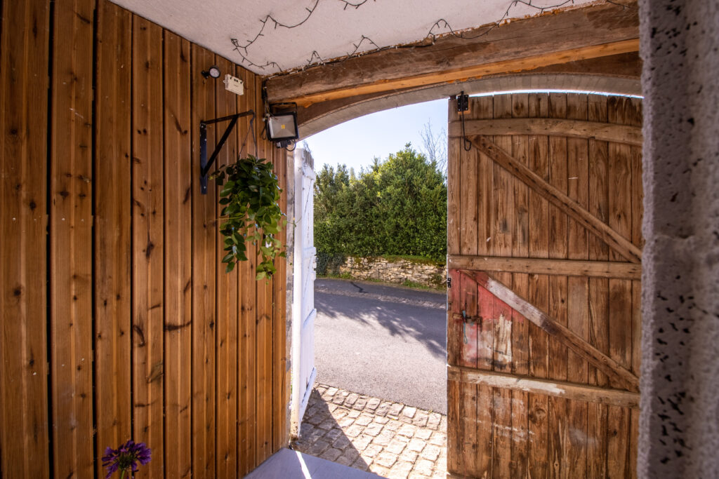 Entrance of gite le grange 24, a holiday home near Excideuil, Dordogne, Nouvelle Aquitaine